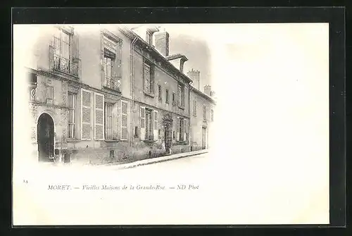 AK Moret, Vieilles Maisons de la Grande-Rue