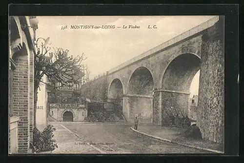 AK Montigny-sur-Loing, le Viaduc