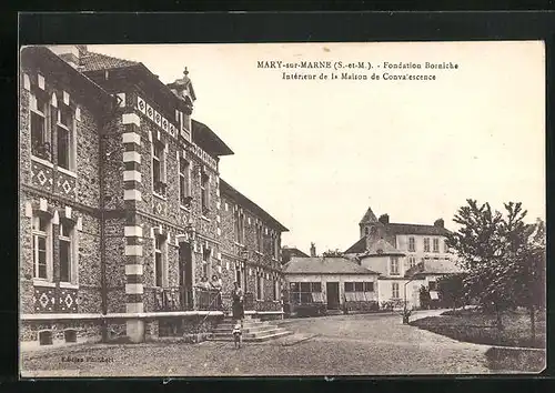 AK Mary-sur-Marne, Fondation Borniche, Intérieur de la Maison de Convalescence