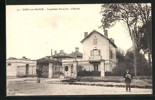 AK Mary-sur-Marne, Fondation Borniche, l'Entrée