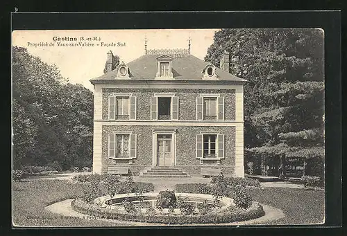 AK Gastins, Propriété de Vaux-sur-Valiére, Facade Sud