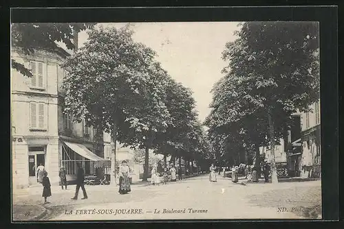 AK La Ferté-sous-Jouarre, le Boulevard Turenne