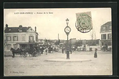 AK Lizy-sur-Ourcq, Avenue de la Gare