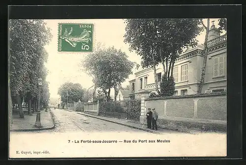 AK La Ferté-sous-Jouarre, Rue du Port aux Meules