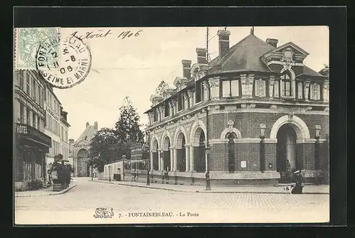 AK Fontainebleau, La Poste