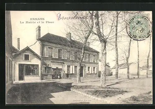 AK Esmans, La Mairie et la Place