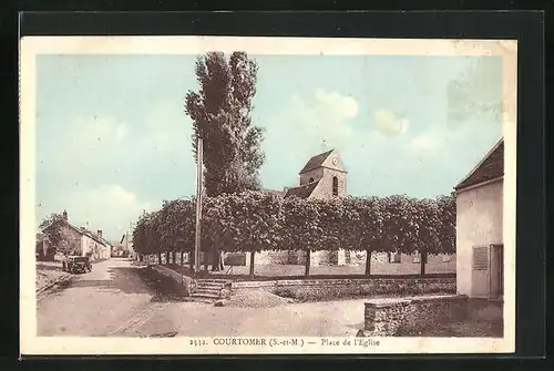 AK Courtomer, Place de l`Eglise