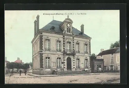 AK Crouy-sur-Ourcq, La Mairie