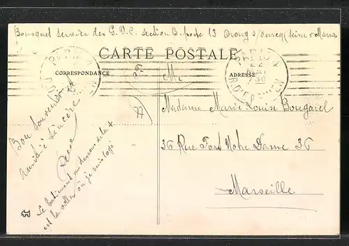 AK Crouy-sur-Ourcq, Avenue de la Gare