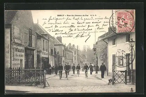 AK Esbly, Rue du Chemin de Fer