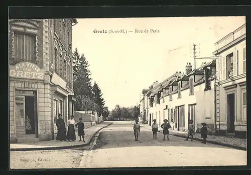 AK Gretz, Rue de Paris
