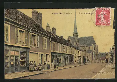 AK Égreville, Rue Saint-Martin