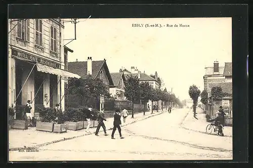 AK Esbly, Rue de Meaux