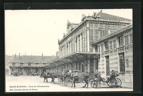 AK Saint-Étienne, Gare de Châteaucreux, Bahnhof