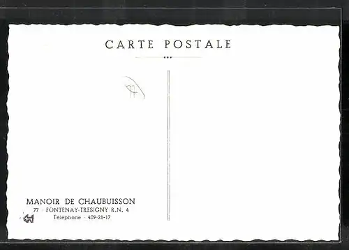 AK Fontenay-Trésigny, Manoir de Chaubuisson