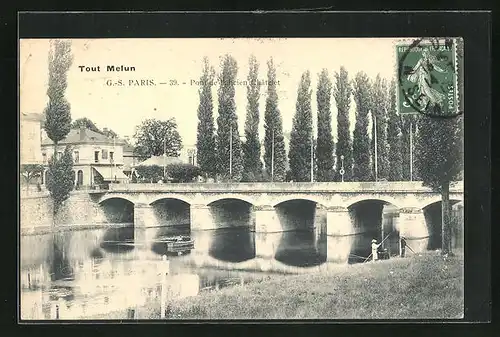 AK Paris, Pont de l`ancien Châtelet