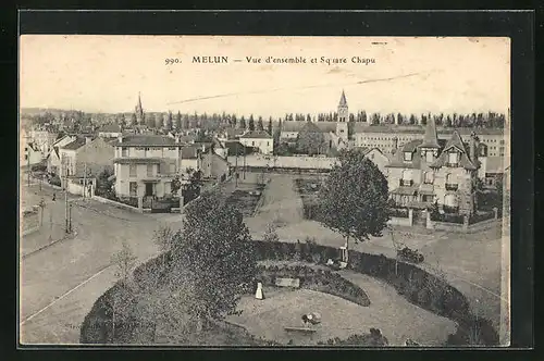 AK Melun, Vue d`ensemble et Square Chapu