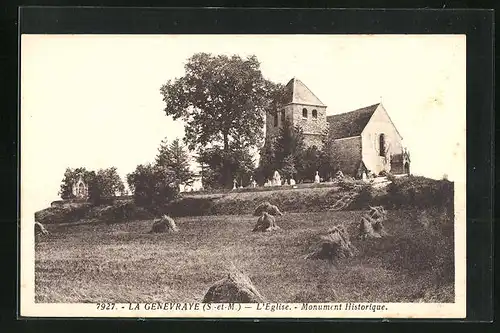 AK La Genevraye, L`Eglise, Monument Historique
