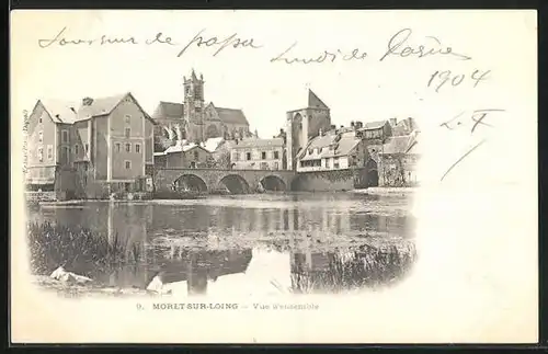 AK Moret-sur-Loing, Vue d`ensemble