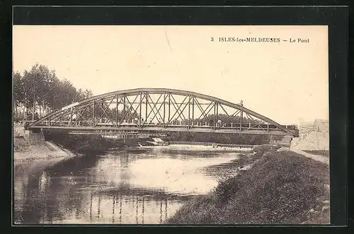 AK Isles-les-Meldeuses, Le Pont