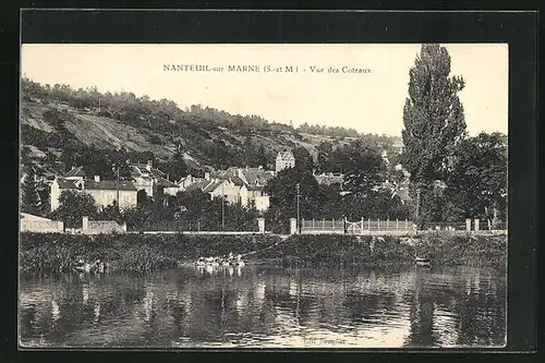 AK Nanteuil-sur-Marne, Vue des Coteaux