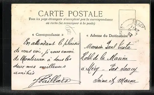 AK Montereau, Confluent de la Seine et de l`Yonne