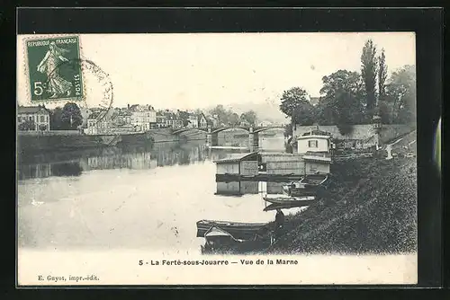 AK La Ferté-sous-Jouarre, Vue de la Marne