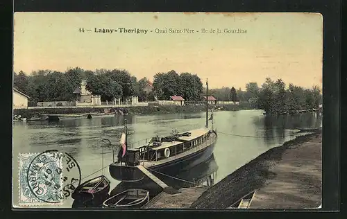 AK Lagny-Thorigny, Quai Saint-Père, Ile de la Gourdine