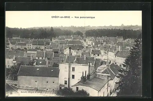 AK Crécy-en-Brie, Vue panoramique