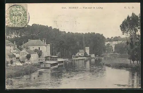 AK Moret, Vue sur le Loing