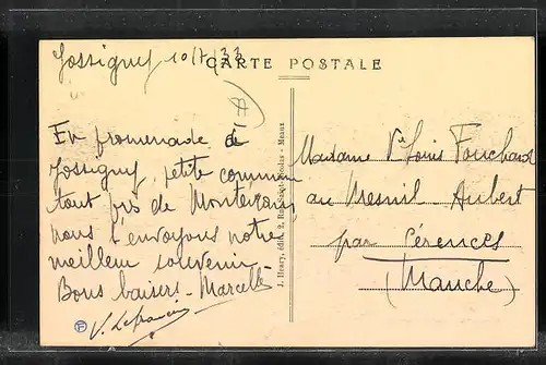 AK Jossigny, L`Eglise et la Mairie