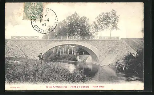 AK Isles-Armentières, Pont de Congis, Petit Bras