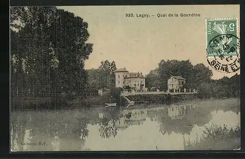 AK Lagny, Quai de la Gourdine