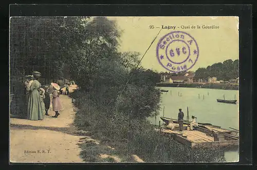 AK Lagny, Quai de la Gourdine