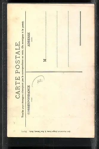 AK Esbly, Statue du Commandant Berthault