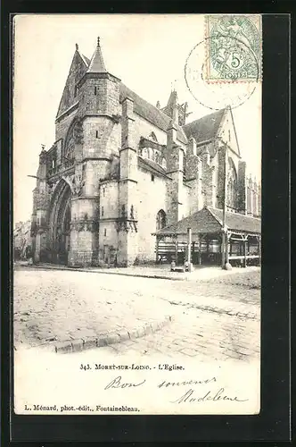AK Moret-sur-Loing, L`Église