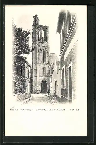 AK Larchant, la Rue du Vicariat