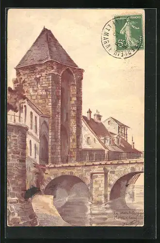 AK Moret-sur-Loing, La Porte de Bourgogne