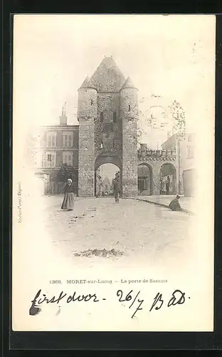AK Moret-sur-Loing, La porte de Samois