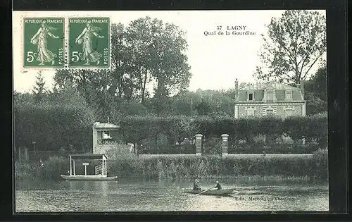AK Lagny, Quai de la Gourdine