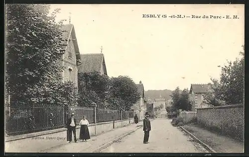 AK Esbly, Rue du Parc