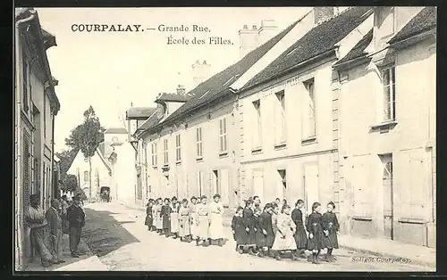 AK Courpalay, Grande Rue, École des Filles