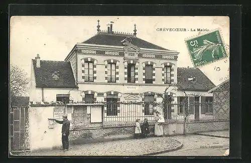 AK Crévecoeur, La Mairie