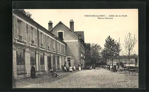 AK Fontaine-le-Port, Hôtel de la Forét