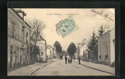 AK La Ferté-Gaucher, Avenue de la Gare