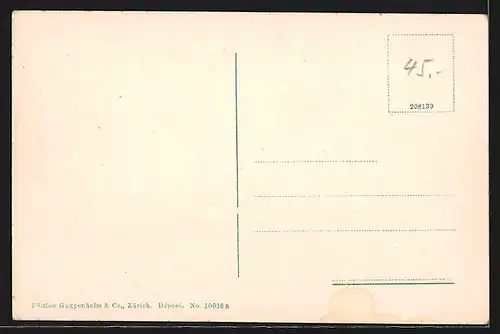 AK Veltheim, Ortsansicht mit Fernblick aus der Vogelschau