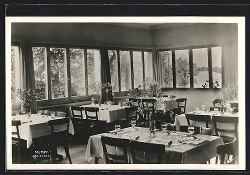 AK Mumpf, Gasthof-Solbad zum Anker Fam. Brenner, Speisesaal