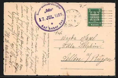 AK Salonschnelldampfer Odin