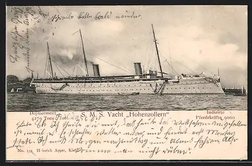 AK S. M. S. Yacht Hohenzollern