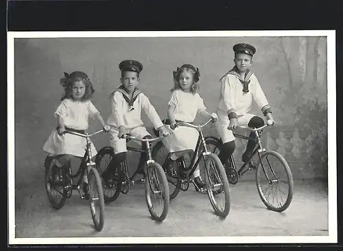 AK Leipzig-Gohlis, Fahrräder und Nähmaschinen Adalbert Poethke